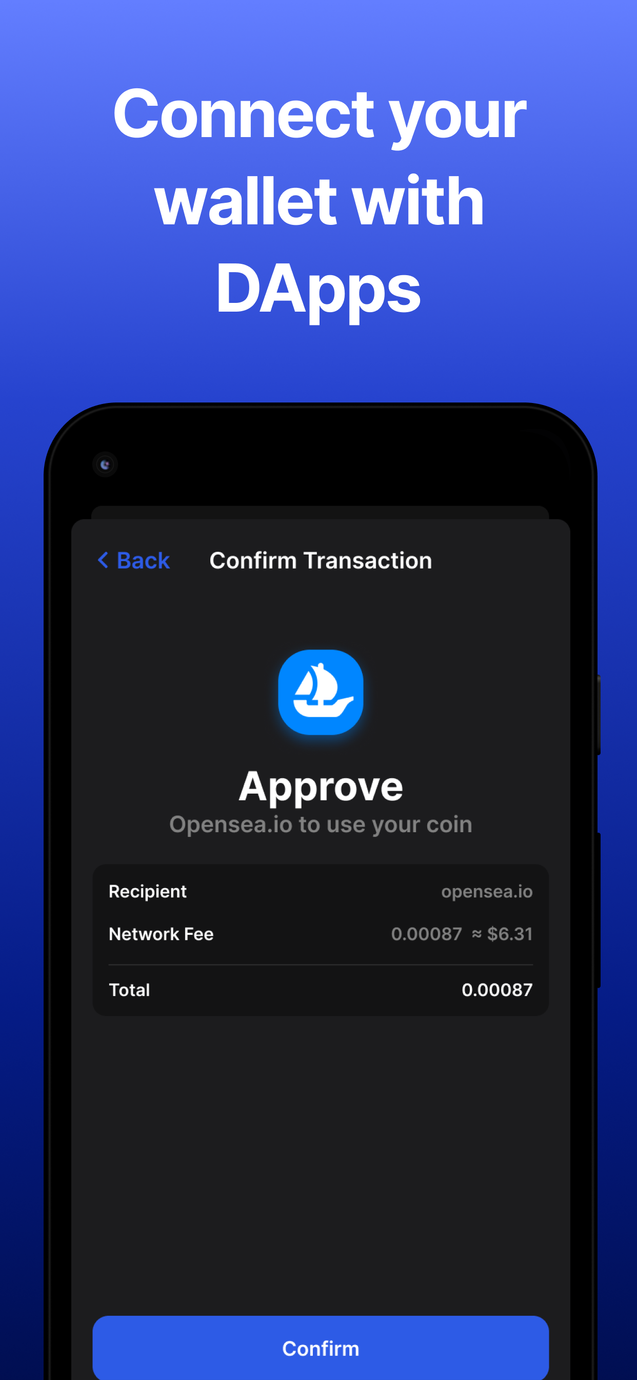 screenshot of Gem Wallet